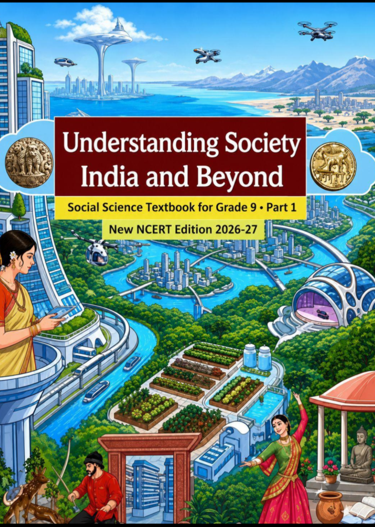 Class 9 students studying the revised NCERT Social Science textbook with focus on Indian resistance movements