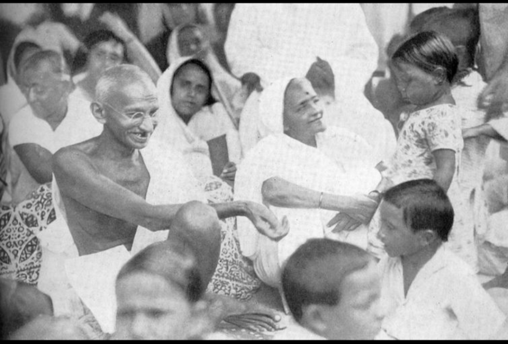 Mahatma Gandhi around the time he founded the All India Anti-Untouchability League on 30 September 1932