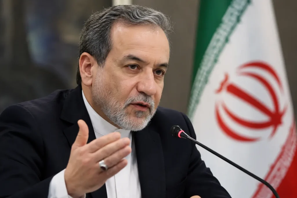Donald Trump and Iranian Foreign Minister Abbas Araghchi amid US-Iran tensions