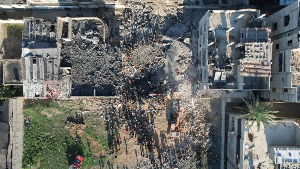 Tel al-Sultan Rafah destruction satellite view